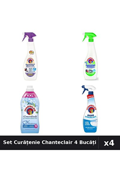 Chanteclair Set 4 Degresant și Balsam Rufe - 600ml, 625ml, 1800ml - Lavanda, ...