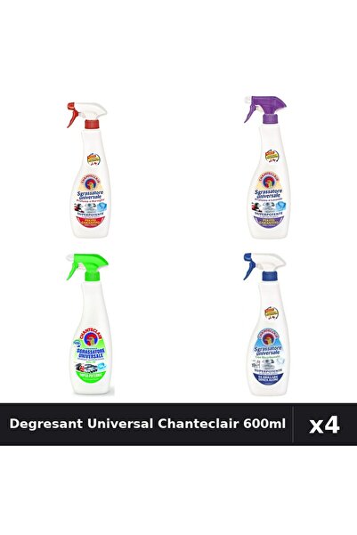 Chanteclair Set 4 Degresant Universal 600ml - Marsilia, Lavanda, Lamaie, Bica...