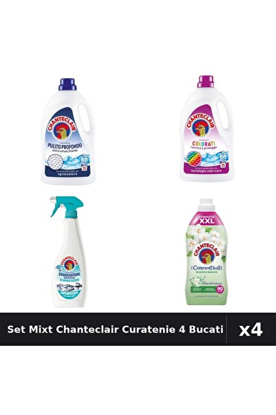 Chanteclair Set 4 Detergent și Degresant - 1575ml, 600ml, 1800ml - Color, Cur...