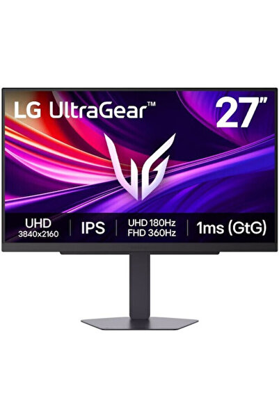 LG UltraGear Οθόνη IPS 27 " 4K 3840x2160 180Hz με Χρόνο Απόκρισης 1ms GTG