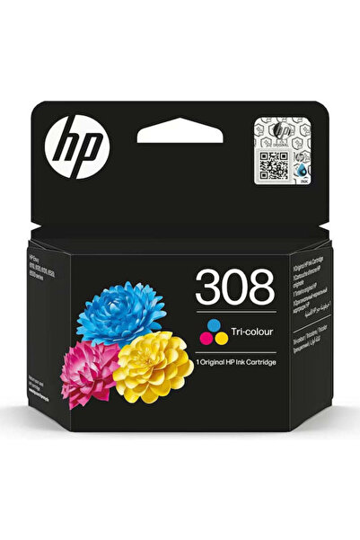 HP 308 Τριχρωματικό Γνήσιο Μελάνι InkJet Εκτυπωτή Πολλαπλών Χρωμάτων (7FP20UE)