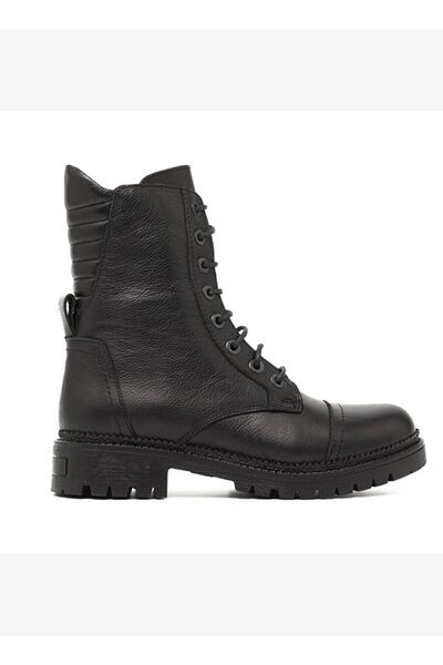 John May Women's Sr-52682-1 Black Zenne Boots