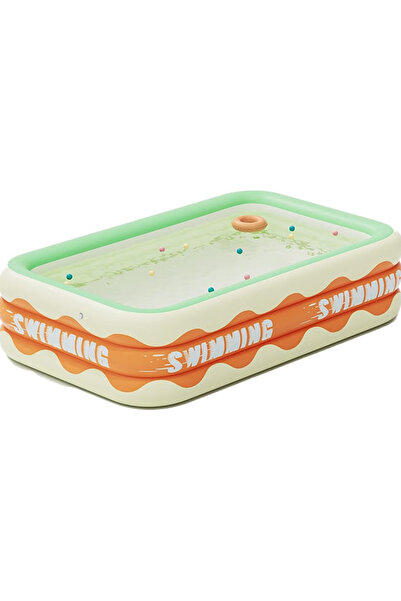 GGEROU Inflatable Swimming Pool for Kids and Adults, Thickened Blow Up Family...