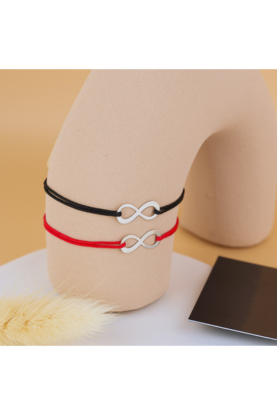 BLACK SWAN Bijoux Set bratari cuplu aniversare 'Infinit' Argint 925 - Pentru ...