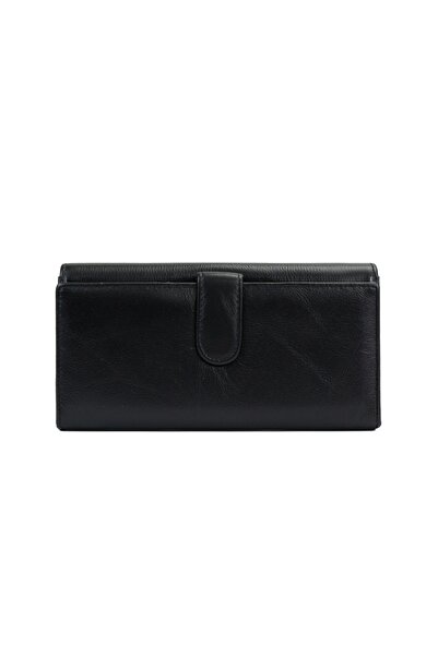 Posete Fagaras Sandra Leather Wallet - Black, Genuine Leather Wallet , Women'...