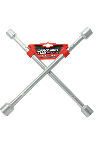 CarGuard Cross-shaped wheel wrench 17, 19, 21, 23 mm -