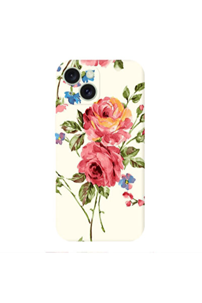 Other Apple iPhone 15 Plus Violet and rose Transparent Silicone TPU Θήκη