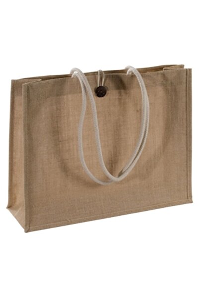 Macma Large jute bag with cord handles 44.7×12.5×35.5