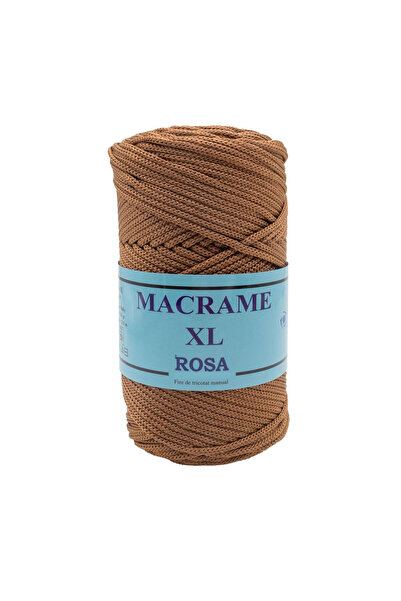 Pin Trade SRL Macrame XL Rosa 200 pre-knitted thread spool, 100% polypropylen...