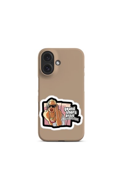 KaffCase iPhone 17 Compatible San Andreas Babe Design Phone Case