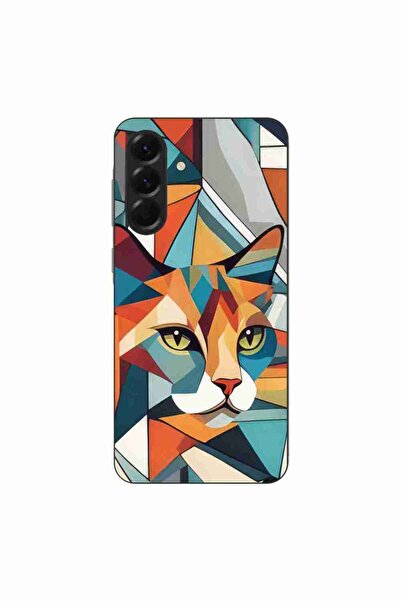 OEM Husa compatibila cu Samsung Galaxy A26 Silicon Gel Tpu Model Cubic Cat Art