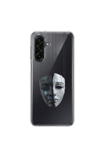PPKin Samsung Galaxy A17 Compatible Aesthetic Face 7 Design Transparent Case