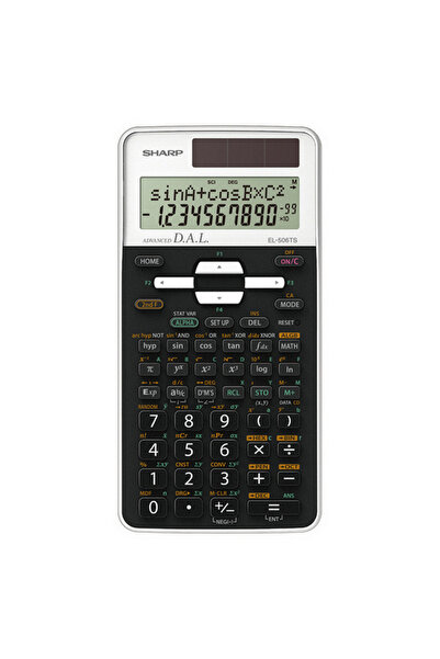 Sharp Calculator stiintific, 12 digiti, 470 functii, EL-506TS