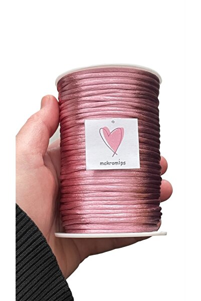 Makromİps 2 mm Thick Floch Cord 1 Spool (100 Yrd) Rat Tail Jewelry Bracelet E...