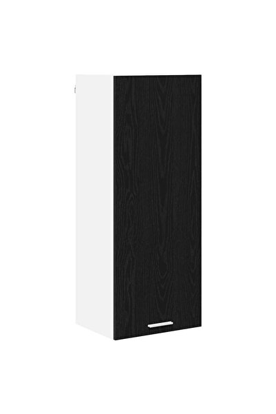 vidaxl Dulap suspendat Stejar Negru 40 x 31 x 100 cm Lemn compozit