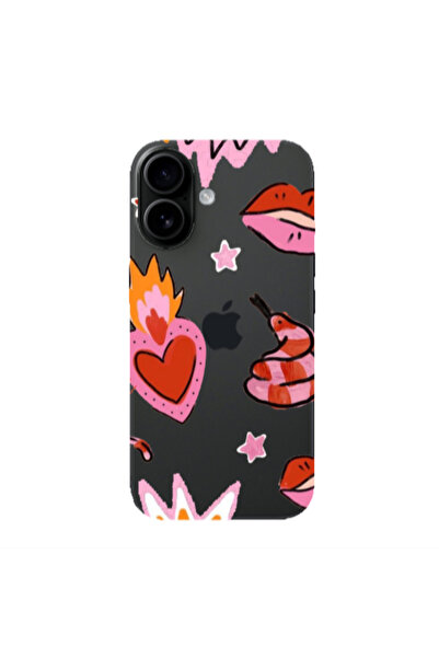 Other Apple Iphone 16 plus Snake heart Transparent Silicone TPU Θήκη