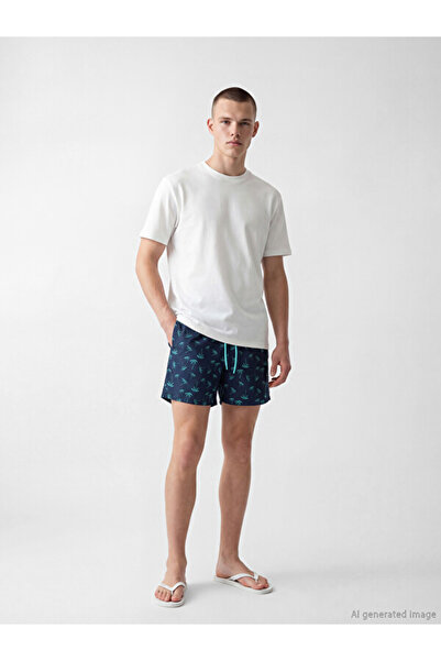 LC Waikiki Esvab • Modern & Distinctive Short Length Palm Tree Embroidered Me...