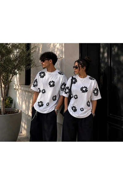 AN Trend Moda TREND Imprimat Unisex Oversize tısort