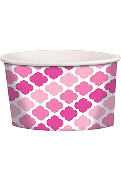 AMSCAN Small semi-formal party cups for serving snacks and desserts made of p...