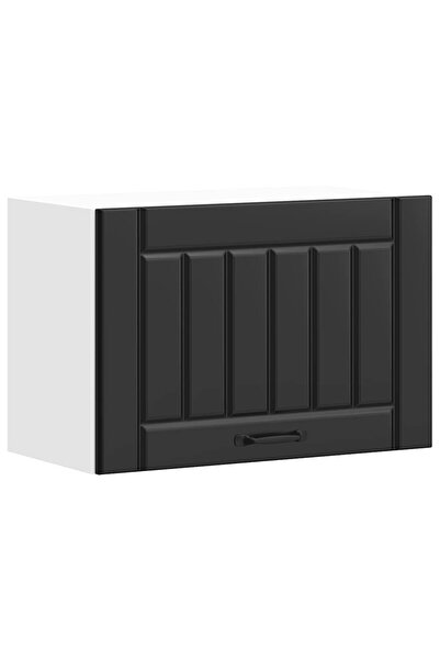 vidaxl "Lucca" black engineered wood kitchen cabinet