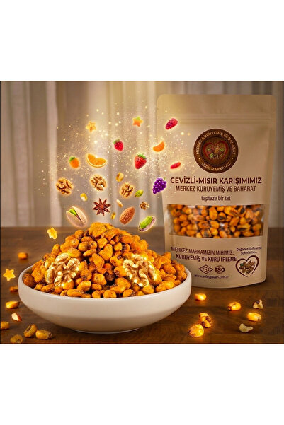 Merkezkuruyemişbaharat 🌽 Soslu Mısır 250 Gr 🔥 Çıtır Baharatlı Lezzetli Atış...