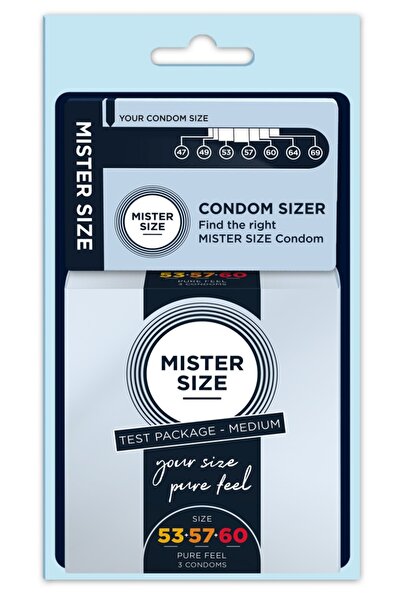Mister Size Produs – Kit de testare mediu transparent – Inclusiv indicator de...