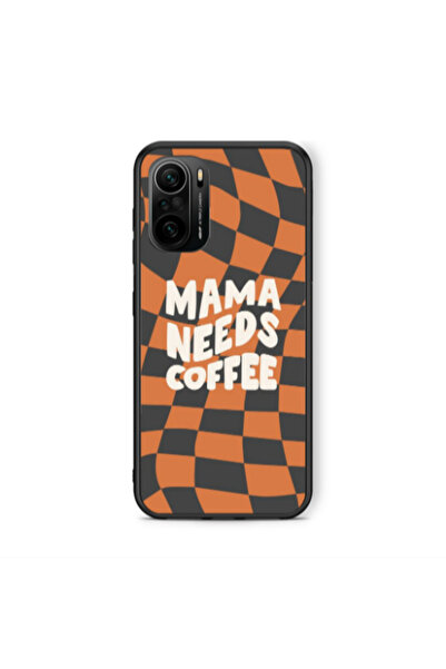 Other Xiaomi Poco F3 Mama needs coffee Black Glossy Θήκη