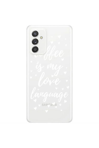Other Samsung M13 Coffe is my love language Transparent Silicone TPU Θήκη