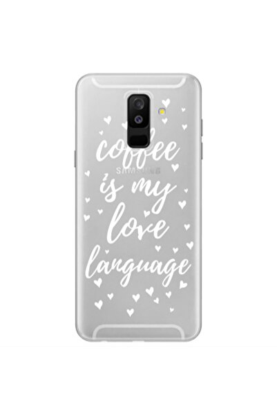 Other Samsung A6 Plus Coffe is my love language Transparent Silicone TPU Θήκη