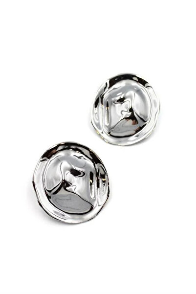 Marsilyan Nvdn- Ieg - Plate Earrings - Silver Iegrs-Nvdn1
