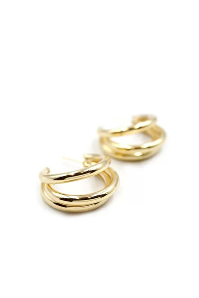 Marsilyan Nvdn- Ieg - 3-Piece Hoop Earrings - Large Size - Gold Iegrs-Nvdn1