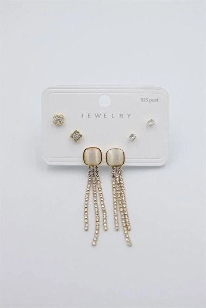 Marsilyan Nvdn- Ieg - Multiple Set Earrings - Gold Iegrs-Nvdn1