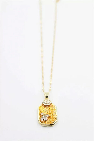 Marsilyan Nvdn- Ieg - Bee Necklace - Gold Iegrs-Nvdn1