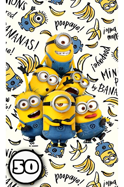 Disney Coloring book, 50 Minions illustrations, A4