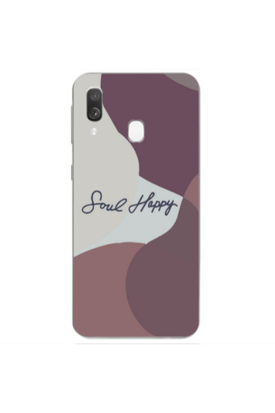 Other Samsung A40 Soul Happy Transparent Silicone TPU Θήκη