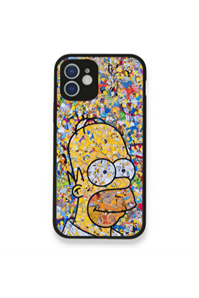 Other Apple iPhone 12 Simpsons Black Glossy Θήκη