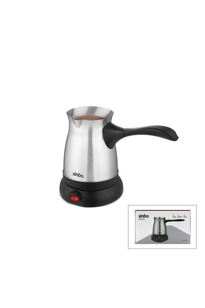 Marsilyan Steel Electric Coffee Maker Turkish Coffee Machine - 6Cups=500Ml 36...
