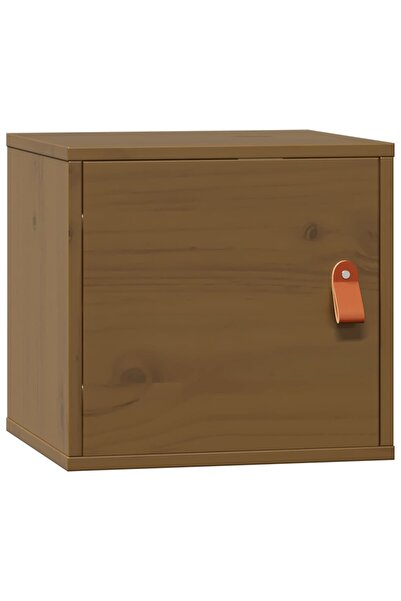 vidaxl Dulap de perete, maro miere, 31,5x30x30 cm, lemn masiv de pin