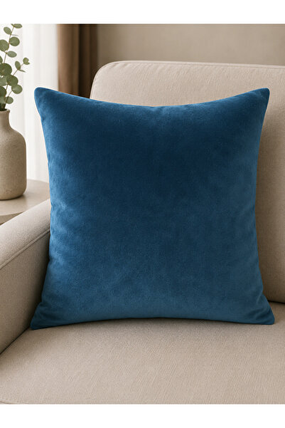 Şanlıavm غطاء وسادة مزخرف باللون الفيروزي مقاس 45x45