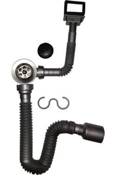 Yıldızan Terra Organik Overflow Bellows Sink Drain Side Ø40 mm Terra Organik ...