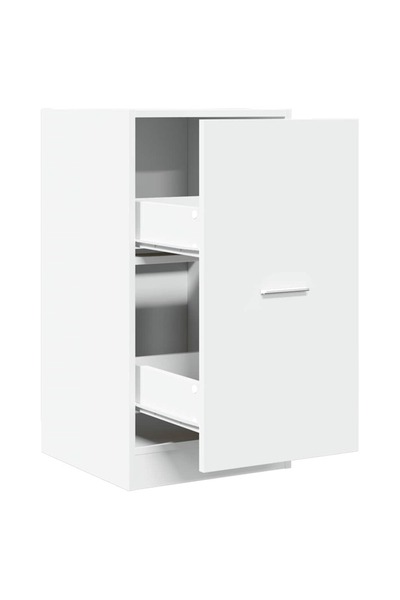 vidaxl Dulap de farmacie, alb, 40x41x77,5 cm, lemn prelucrat