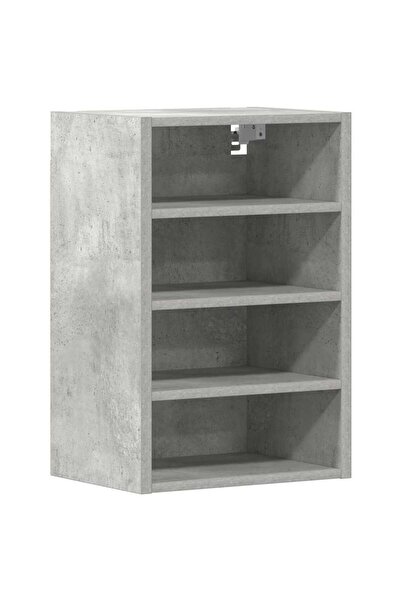 vidaxl Dulap suspendat “Riga”, gri beton, 40x29,5x60 cm