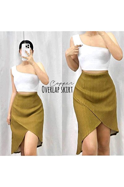 N-A Overlapping skirt