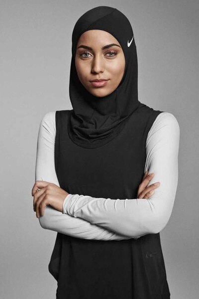 Nike Pro Dri-Fit Professional Sports Headscarf - Black Hijab