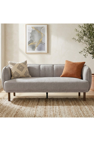 Home Box Celestia 3-Seater Fabric Sofa