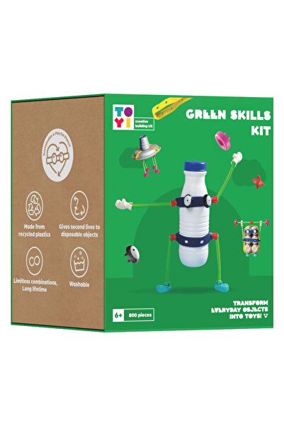 Toyi Green Skills Training Kit - 800 Pieces Environmental and Creative Buildi...