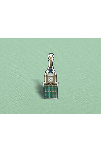 SKYPINZ Brooch - Clock Tower - Installation Method - Pin