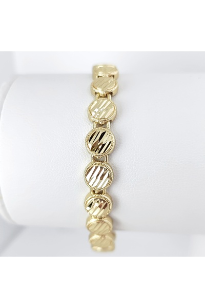 Milena BRATARA DAMA PLACATA CU AUR 14K -LUNGIME 19CM