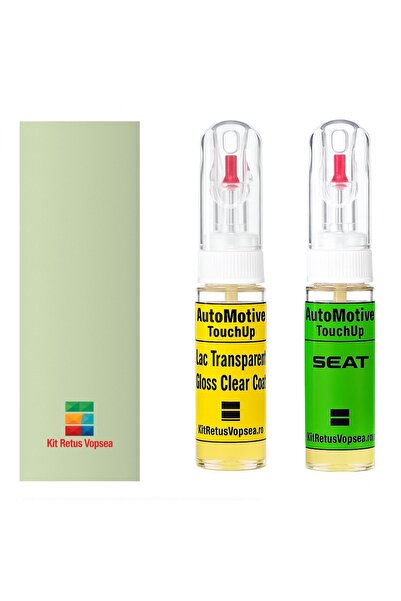 YLKRS AUTOMOTIVE Kit retus vopsea touch-up Seat Arosa SES6G (Verde Bola), SES...