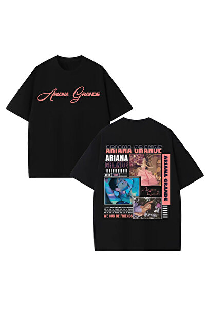 STİL-X Tricou oversize unisex cu imprimeu Ariana Grande, 100% bumbac